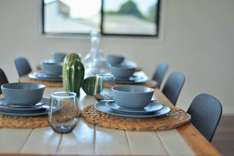 Finished dining area