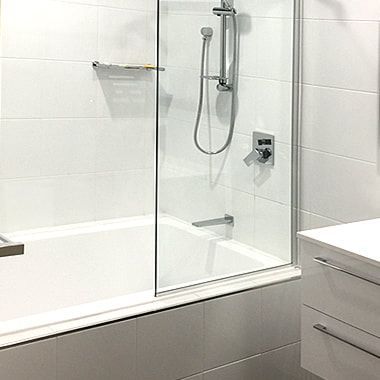 Bathroom renovation detail